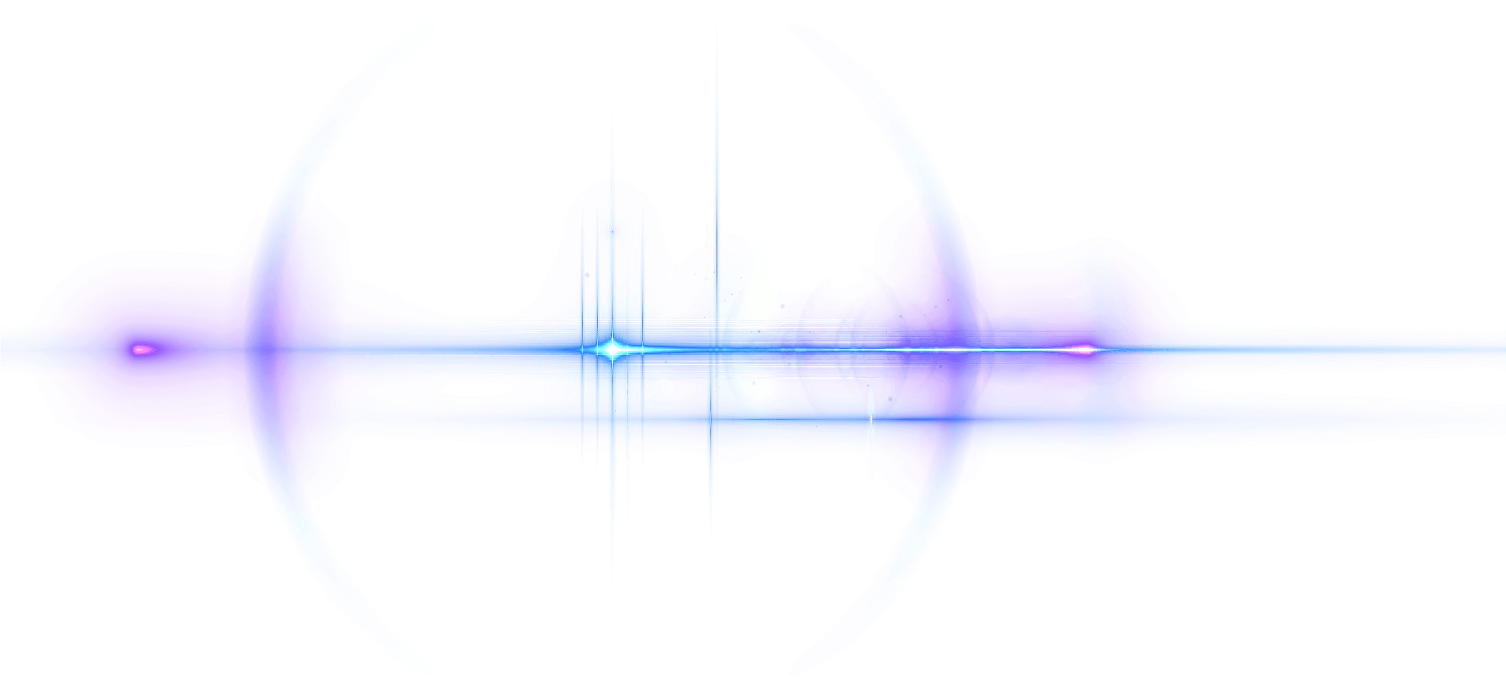 Vector Effect Glare - Blue (3000x2000), Png Download