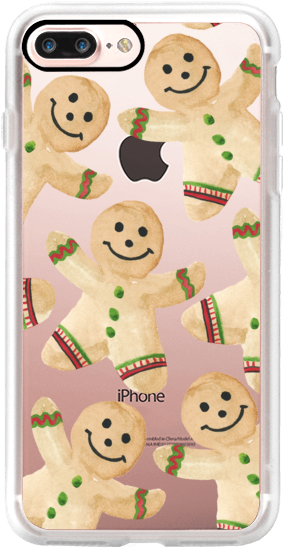 Casetify Iphone 7 Plus Classic Grip Case - Cartoon (282x560), Png Download