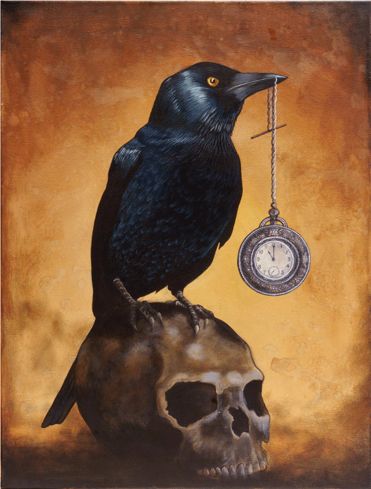 Tattoo Art Jackdaw (1000x1000), Png Download