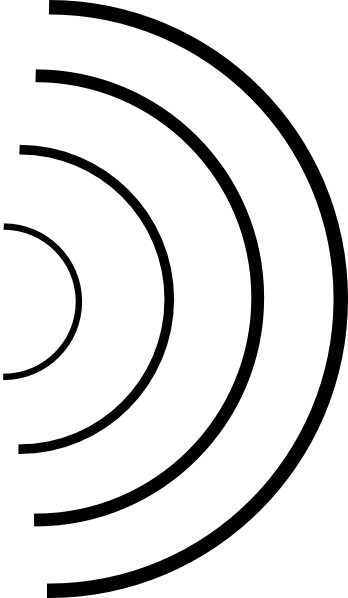 Sound Waves Clipart Png (348x598), Png Download