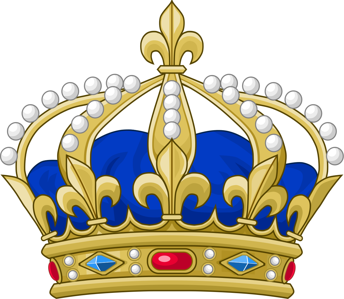 Blue King Crown - Flag: A Proposed Flag Of France (1177x1024), Png Download