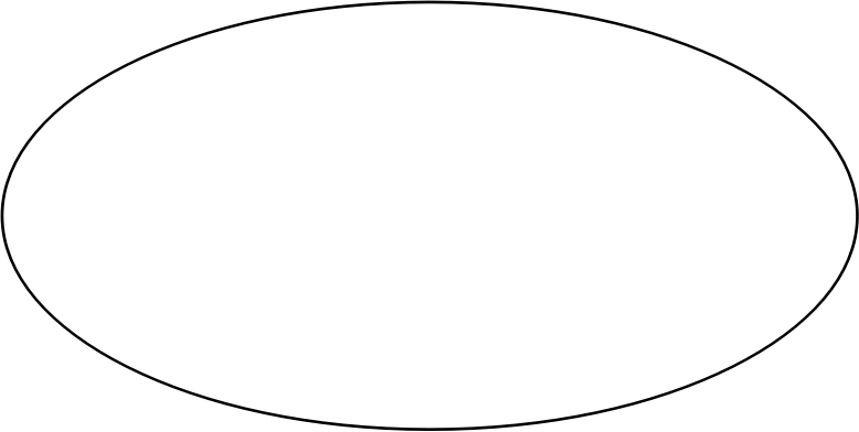 White Oval Png - Circle (779x392), Png Download