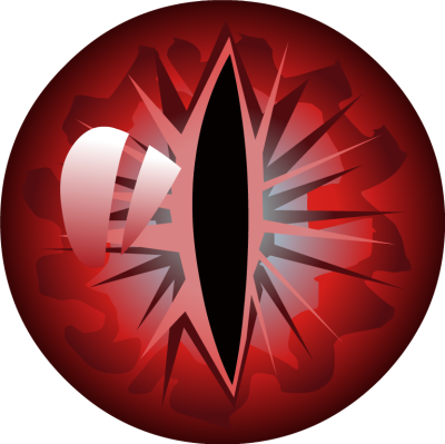 Red Eyes Png Download - Eyes Lens Red Png (400x399), Png Download