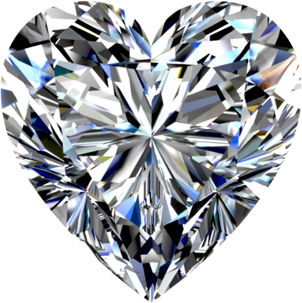 Heart Diamond Shape - Heart Shaped Diamond (550x550), Png Download