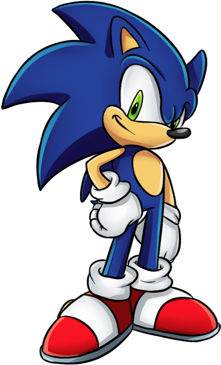 Sonic The Hedgehog Png Free Download - Sonic De Desenhar (550x800), Png Download