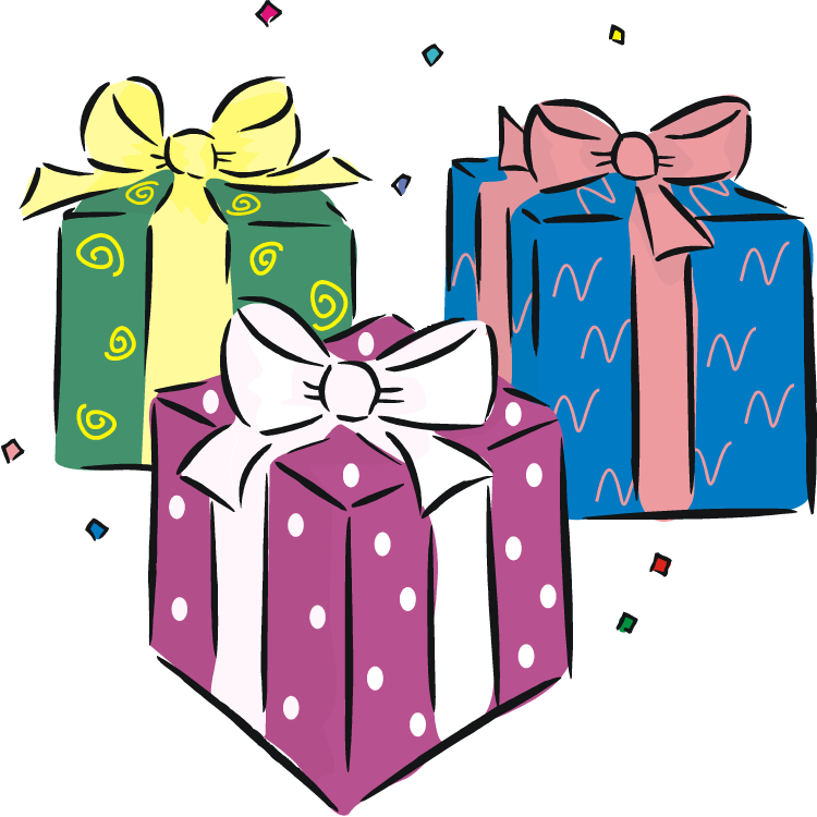 Png Image Birthday - Birthday Gift Clipart Transparent Background (750x750), Png Download