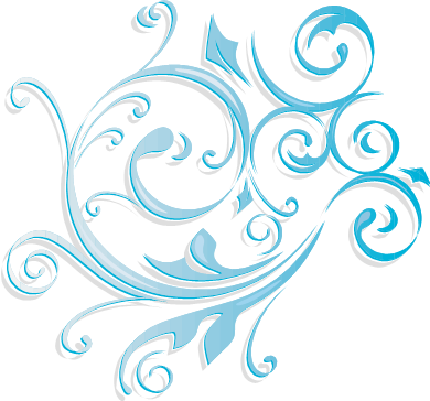 Swirl Decorative Element - Integral (390x364), Png Download