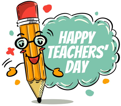Happy Teachers Day Vector Free High Quality Png Photo - Happy Teachers Day Clipart (490x490), Png Download