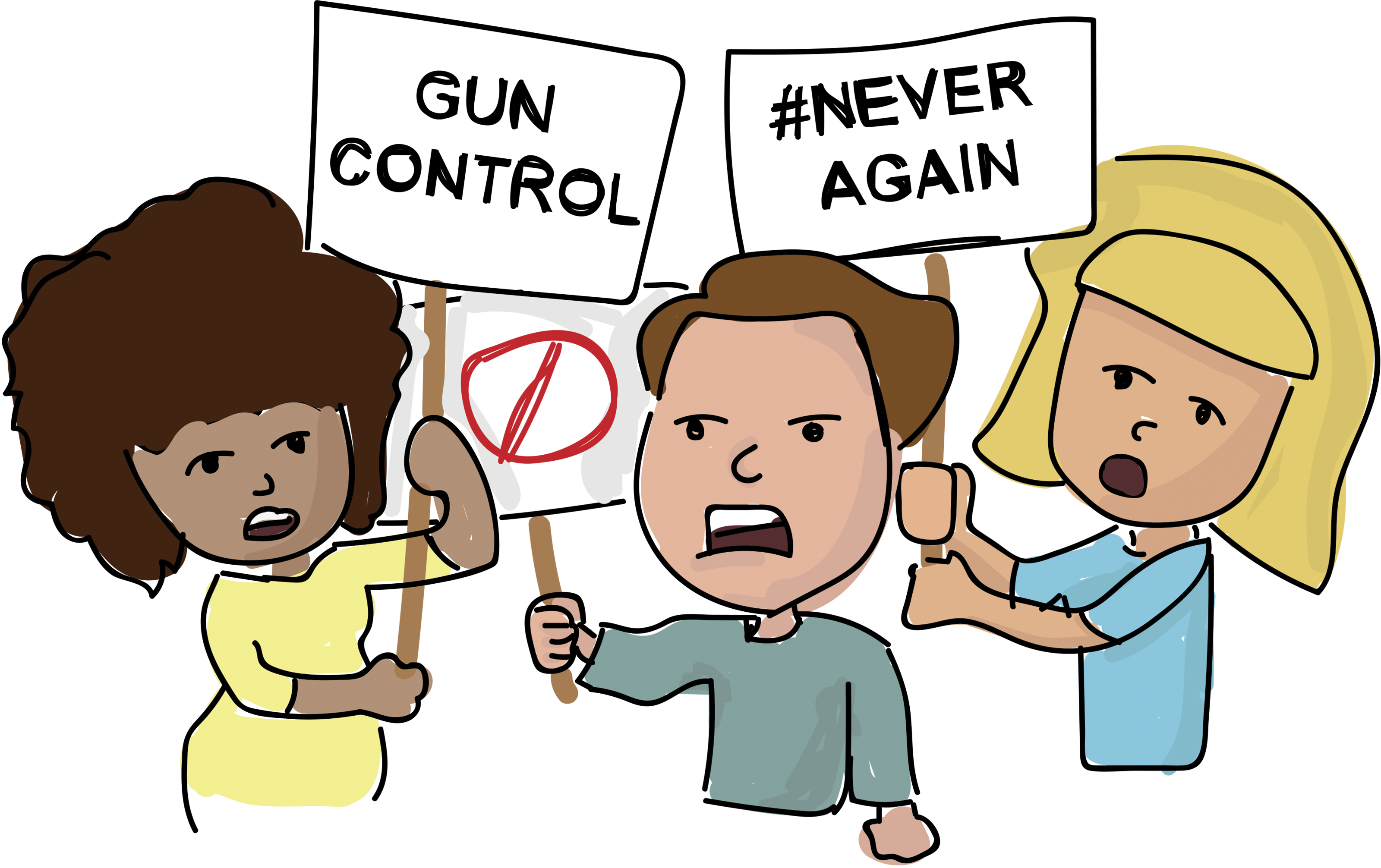 Shooting - Cartoon (3200x2012), Png Download