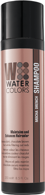 Mocha Drench - Tressa Watercolors Crimson Splash Shampoo - 8.5 Oz (461x691), Png Download