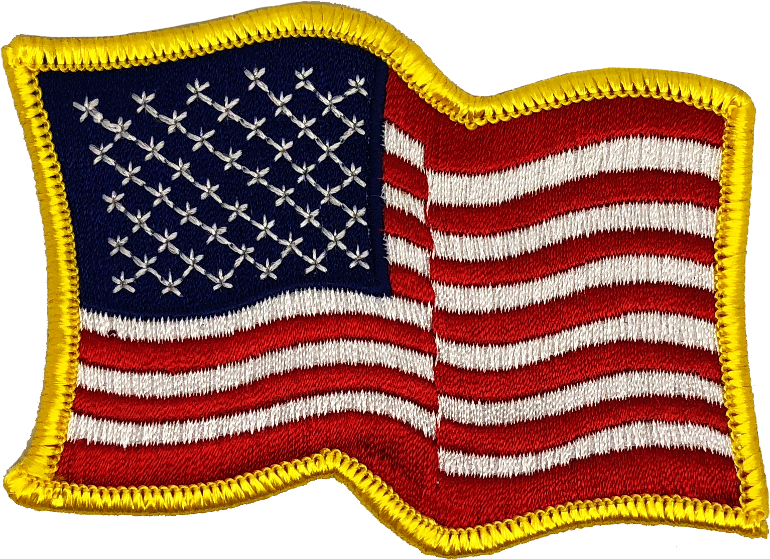 United States Of America Flag Patch - Crochet (1533x1119), Png Download