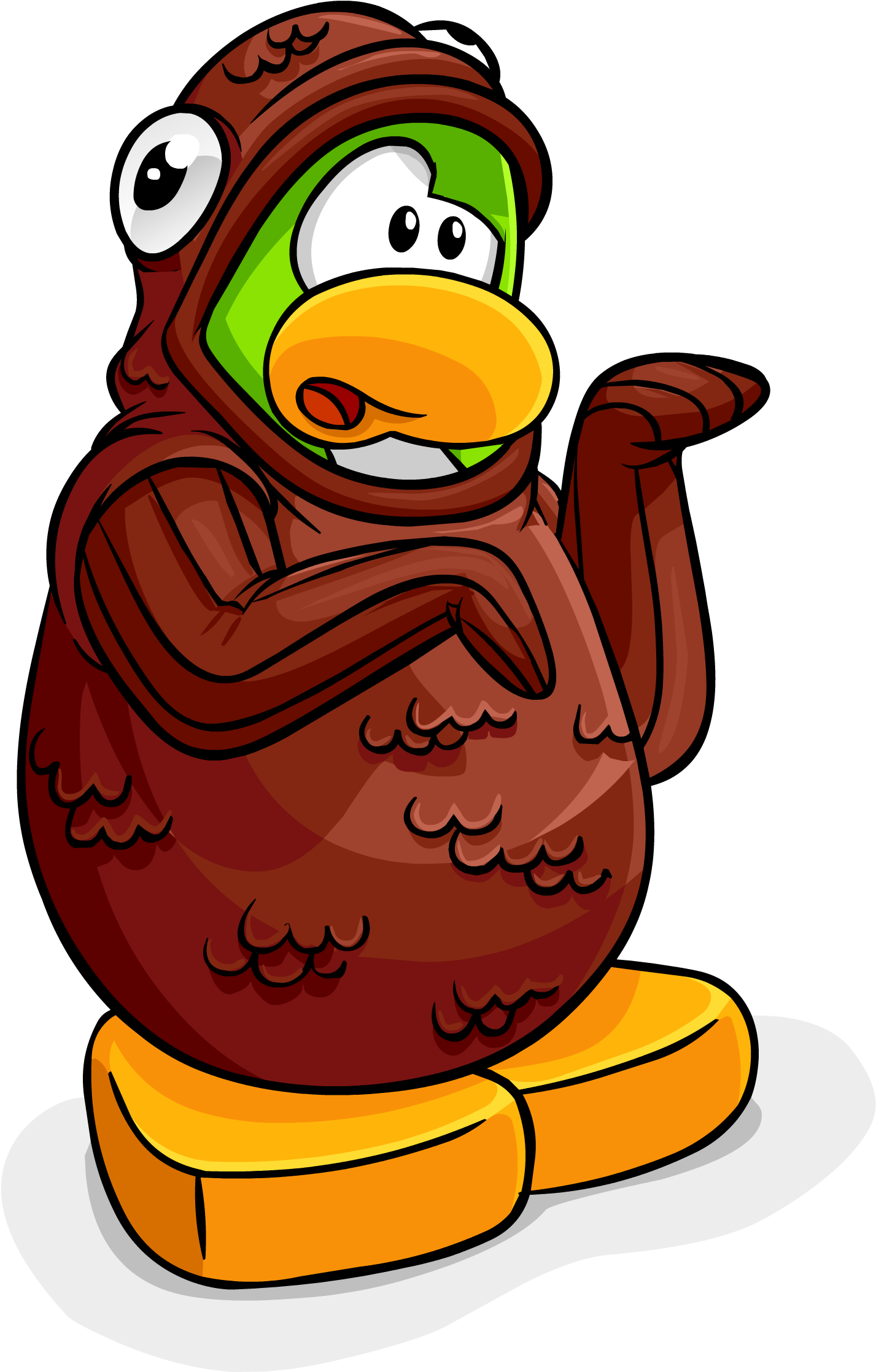 Wise Fish Stage - Wise Fish Club Penguin (1460x2270), Png Download