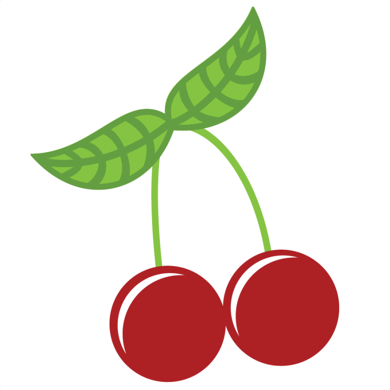 Svg For Scrapbooking Cute Cvg Cuts Scrapbooks - Cute Cherry Clipart Png (800x800), Png Download