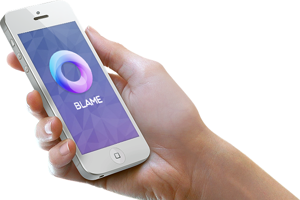 Hand - Panic Button In Smartphone (605x403), Png Download