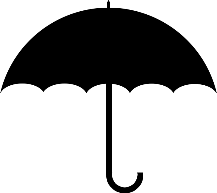 Black Umbrella Png - Umbrella Png (708x631), Png Download