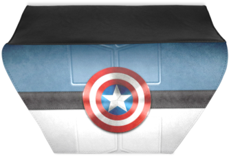 Sale Captain America's Shield Print Leather Designer - Captain America's Shield (480x480), Png Download