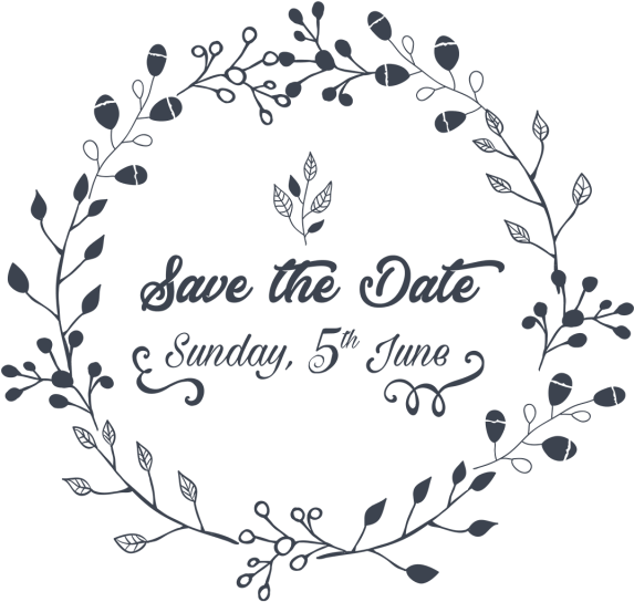 Wedding Invitation Save The Date Illustration, Wedding, - Save The Date Png (640x640), Png Download