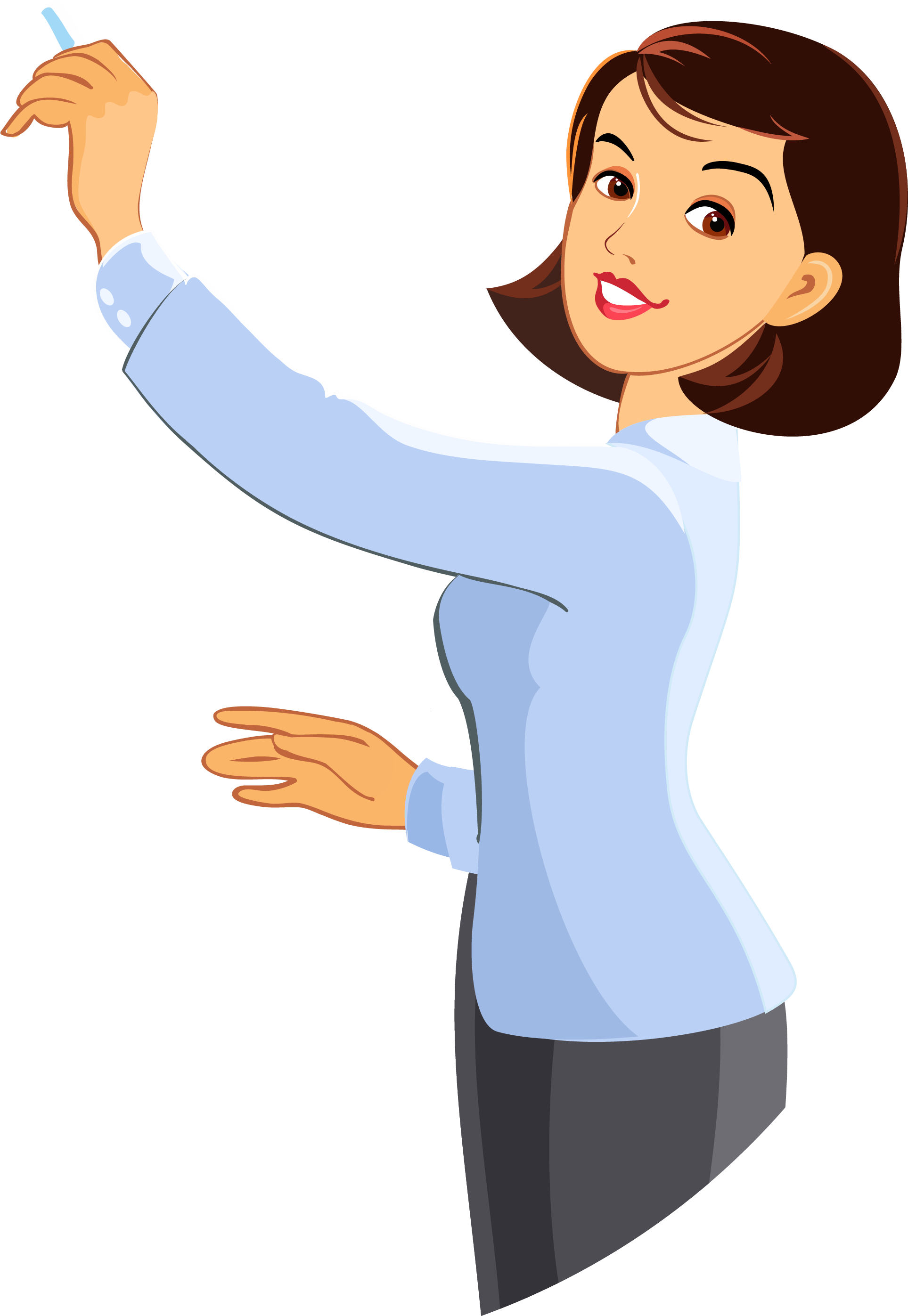 Teacher Cartoon Png Full Size Png Download Seekpng