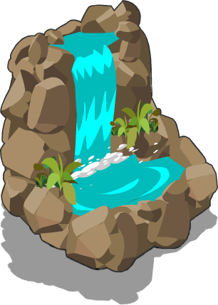 Collection Of High Quality Free - Waterfall Clipart Transparent (306x429), Png Download