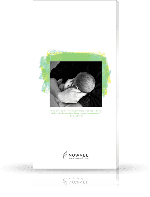 Back Photo Book Cover Designed For Family, Baby And - Graphic Design (950x891), Png Download
