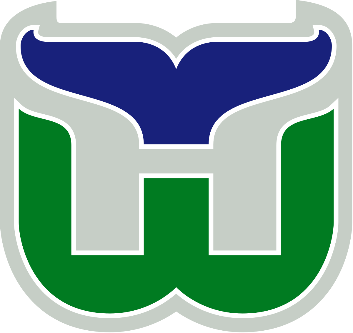 Obligatory Plug For The Old Hartford Whalers Logo - Hartford Whalers Logo Png (1200x1133), Png Download