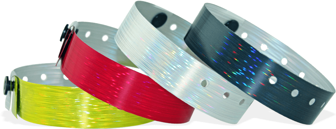 Holographic Wristbands 19 Mm Rain - Holography (1200x720), Png Download