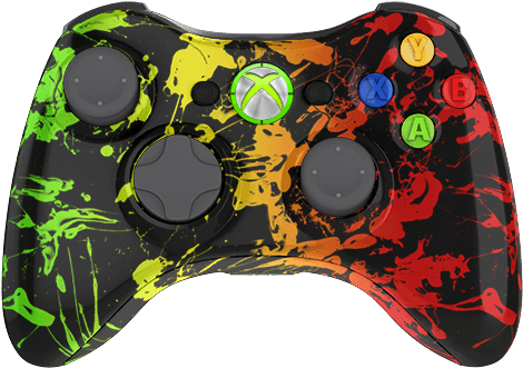 Rasta - Rasta Xbox 360 Controller (474x340), Png Download