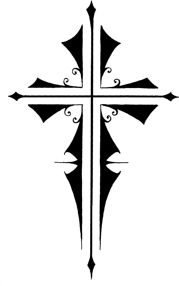 Cross Tattoos Png Transparent Images - Transparent Mini Tattoos (600x952), Png Download