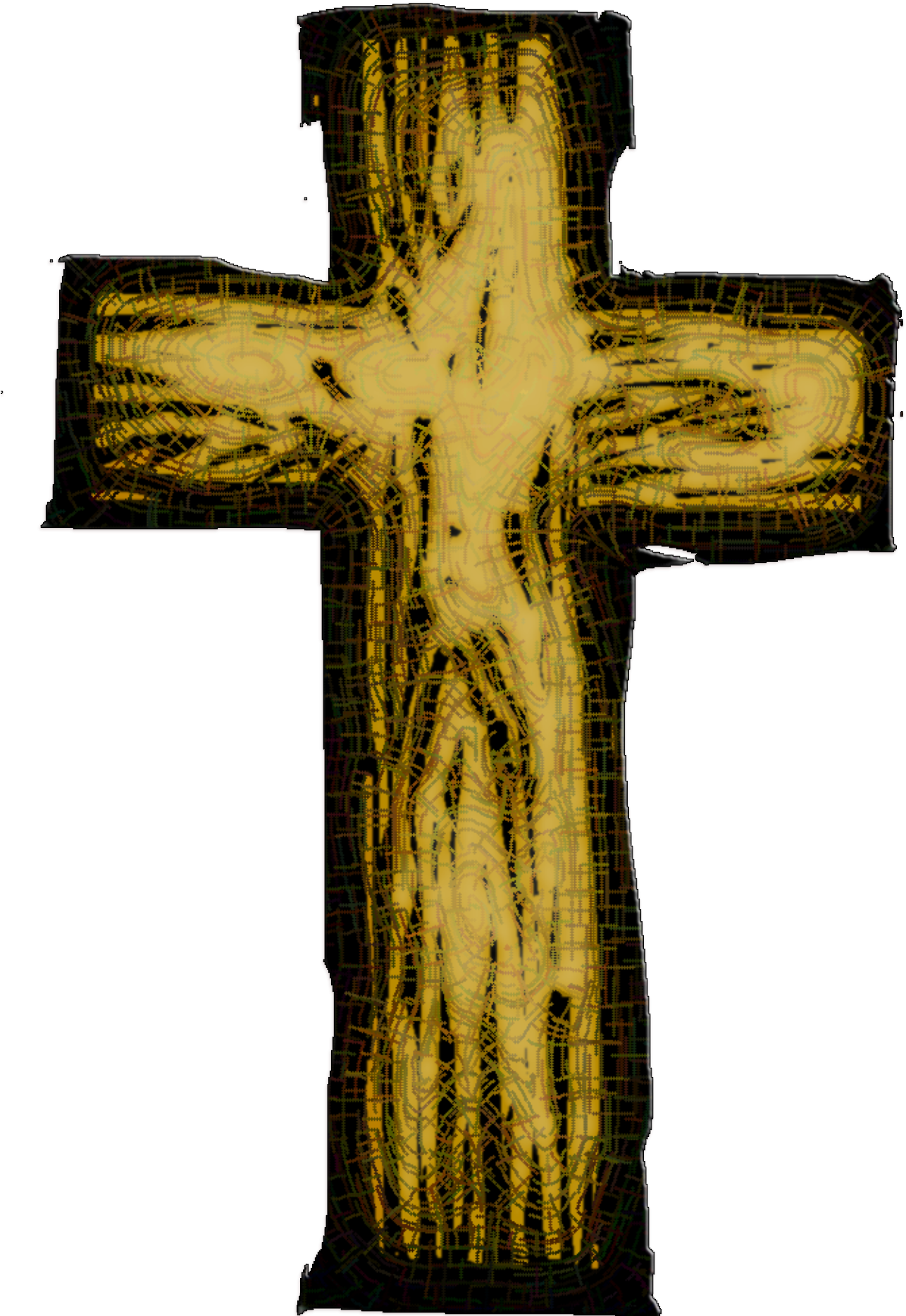 More - Wooden Cross - Crucifix Clip Art (1332x1920), Png Download