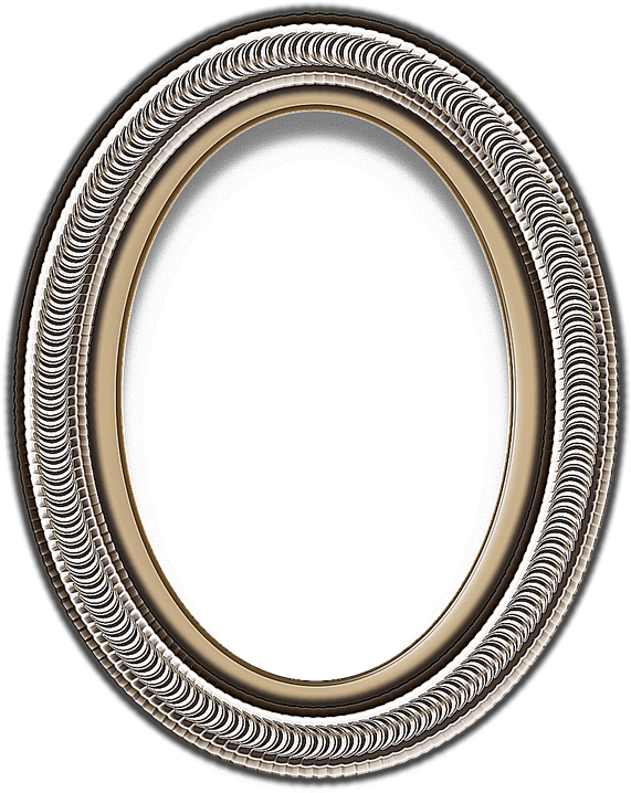 Oval Picture Frame Png Picture Oval Photo Frames Png (768x768), Png Download