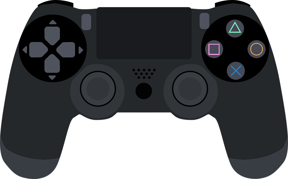 Kontroller Gaming Ps4 Playstation Play Vir - Sony Dual Shock 4 Bluetooth Controller For Ps4 - Black (544x340), Png Download
