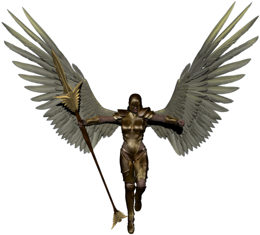 Warrior Angel Transparent Background - Warrior Angel Png (1024x768), Png Download