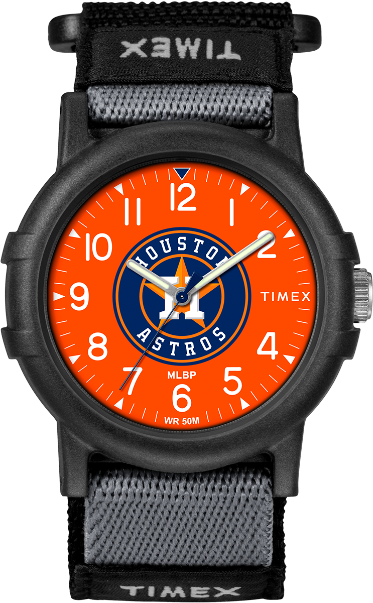 Recruit Houston Astros Large - Timex Indiglo Expedition Camper T49713 Watch (1000x1200), Png Download