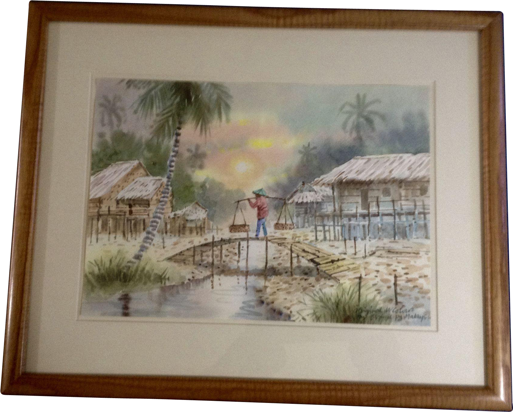 O Sinue, Watercolor Painting, Penang Malaysian Country - Watercolor Painting (1699x1699), Png Download