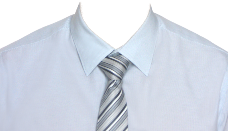Dress Shirt Png Image - Tie With Shirt Png (800x459), Png Download