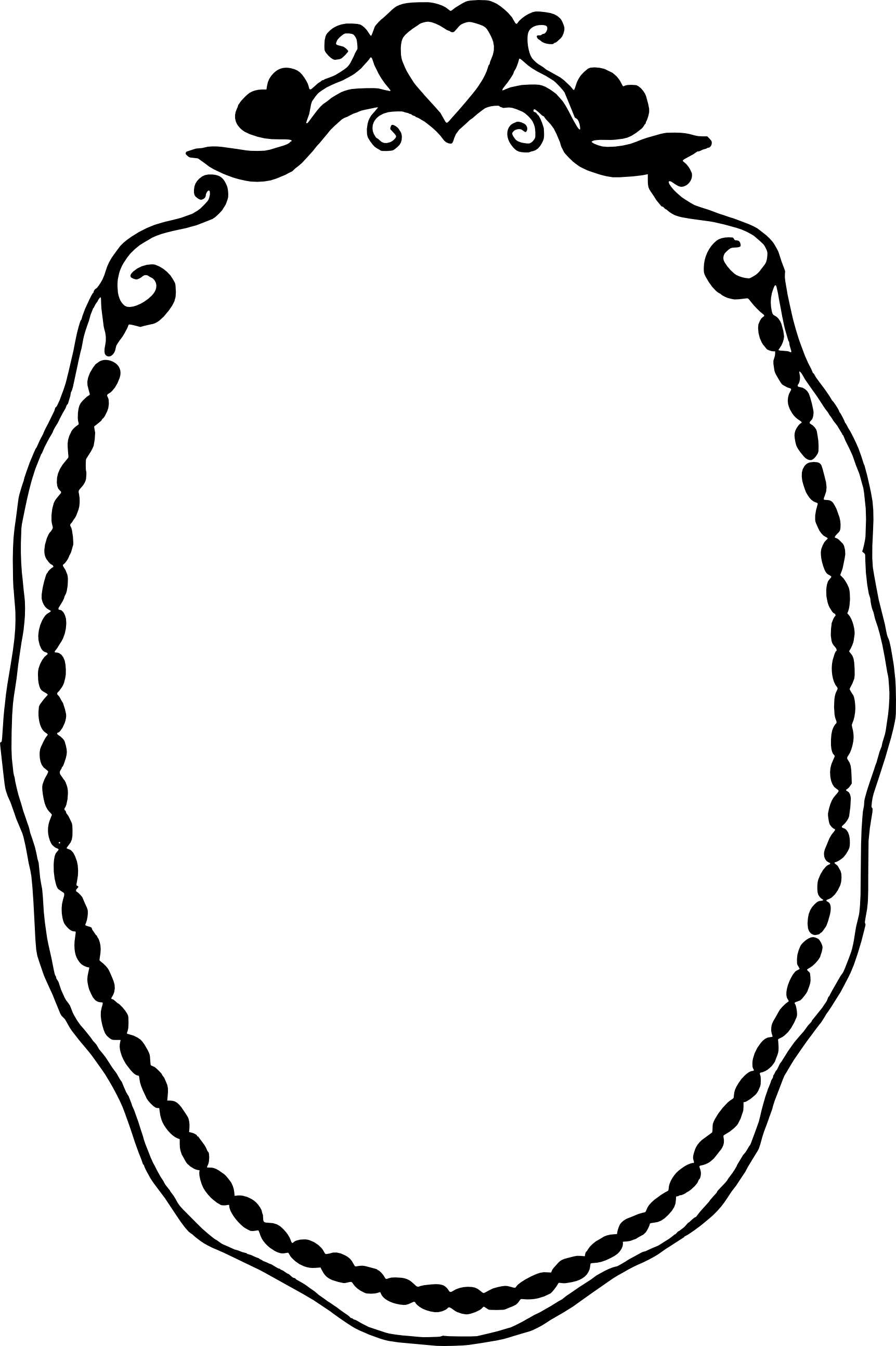 Oval Frame Png For Kids - Circle (1723x2587), Png Download