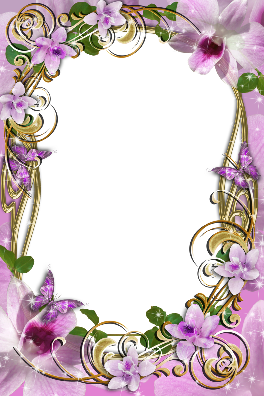 Download Free Transparent Round Oval Frames Purple - Frames Free Transparent Download Designs Clip Art (900x1350), Png Download