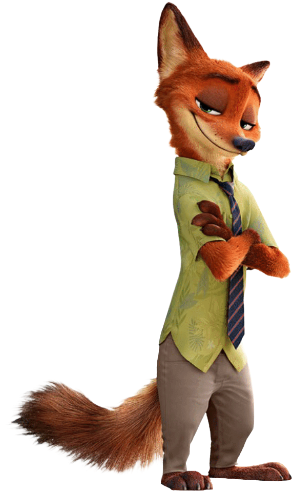 Zootopia Png - Nick Wilde (702x970), Png Download