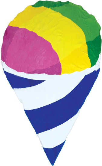 Snow Cone Oversized Towel - Snow Cone Clipart (550x550), Png Download