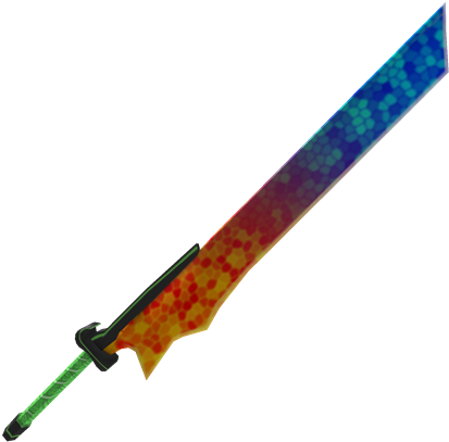 Omega Rainbow Sword - Rainbow Sword (420x420), Png Download