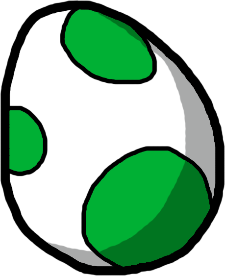 Yoshi Egg Yibt - Moving Yoshi (459x563), Png Download