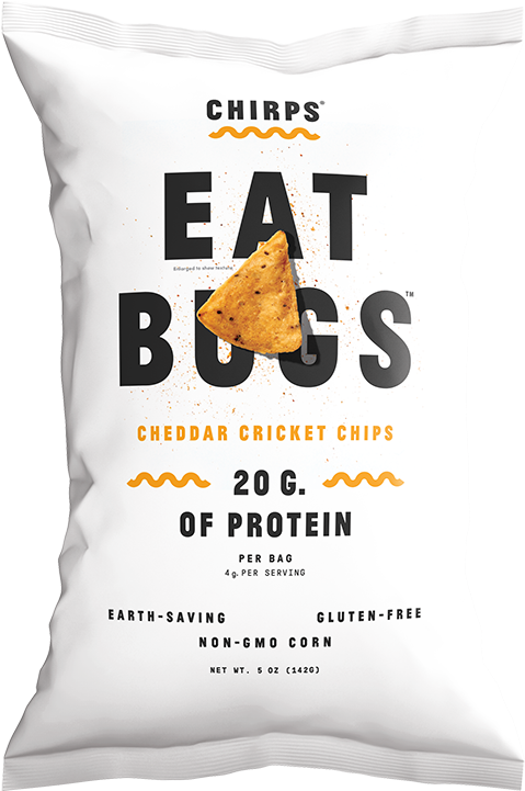 Cheddar Chirps Cricket Protein Chips - Potato Chip (720x720), Png Download