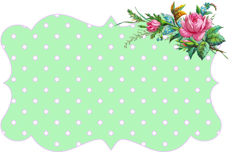 Vintage Flower Frame (816x549), Png Download