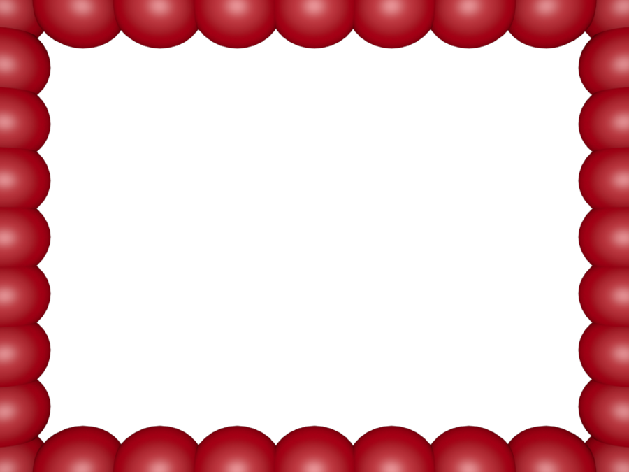 Border Design Red Color Clipart Decorative Borders - Red And Pink Border (900x675), Png Download