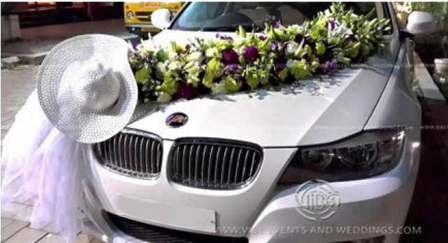 Good Car Decoration Vibe Events U Weddings With Decoration - Car (640x480), Png Download