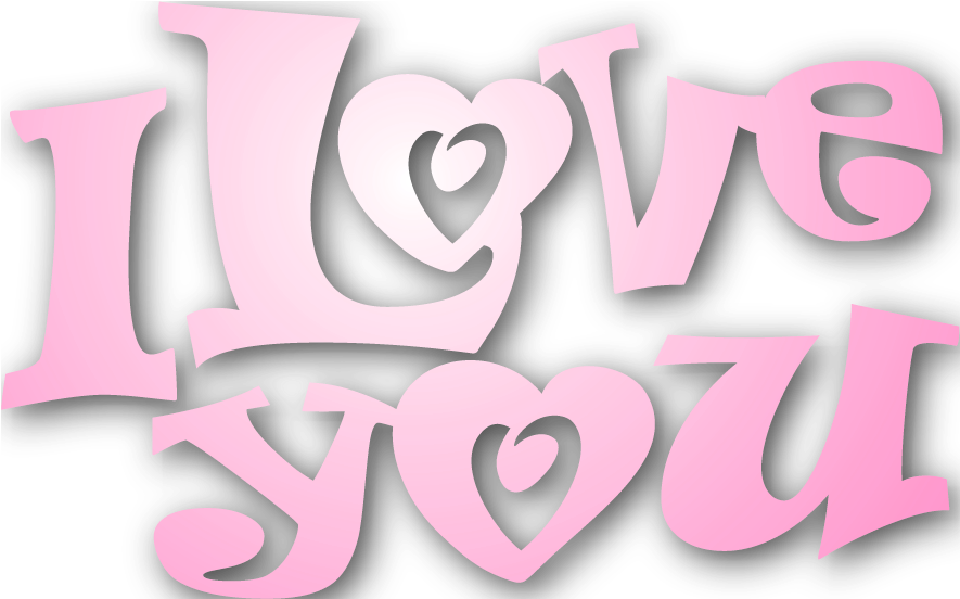 I Love You Png Clipart, Is Available For Free - Love You Png Transparent (896x573), Png Download