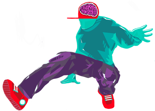 Hip Hop Fundamentals - Hip Hop Dance Illustration (550x413), Png Download