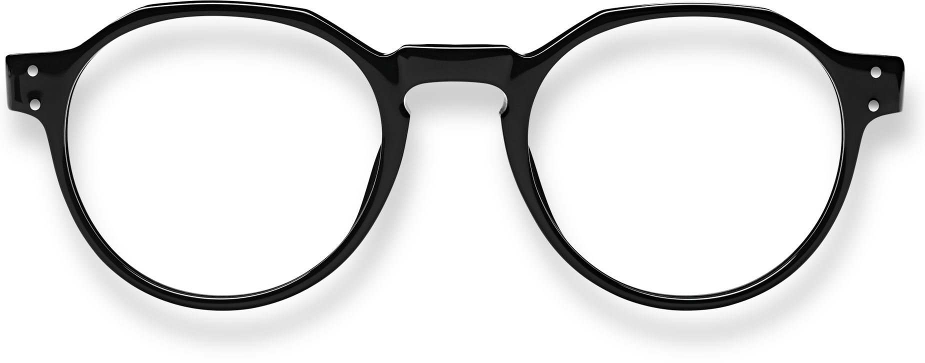 Julien - Glasses (1850x726), Png Download
