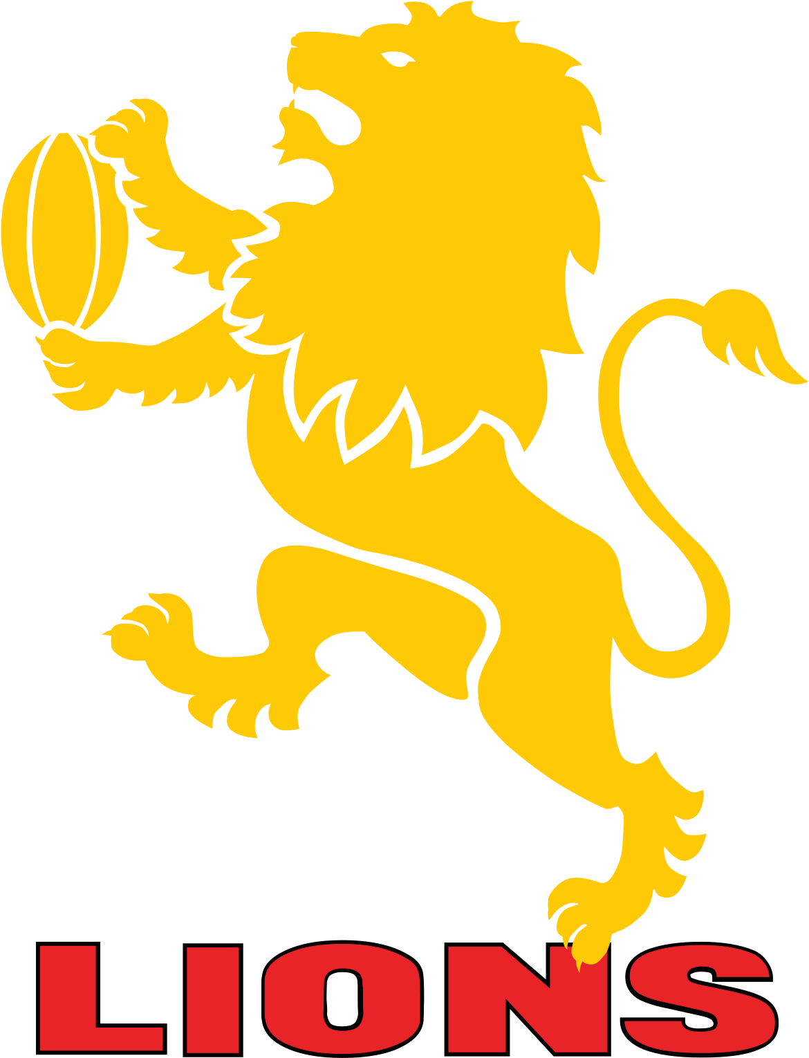 Download - Golden Lions Rugby Logo (1200x1569), Png Download
