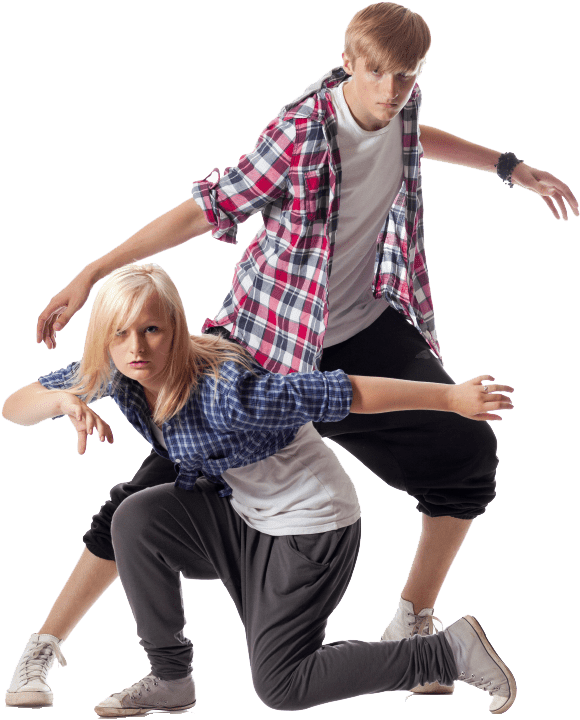 Dublin Dance Class - Couple Hip Hop Dancing Png (617x778), Png Download